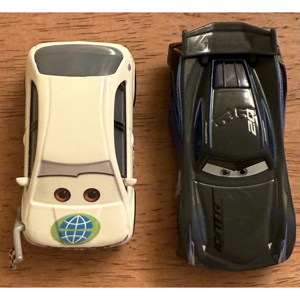Jackson Storm No.20 Toy Car 1:55 Pixar Cars Diecast + Erik Lanely Disney Movie - Picture 6 of 7